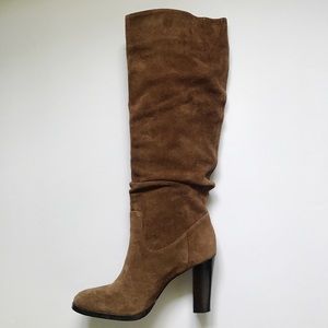 Banana Republic knee high brown suede boots size 6